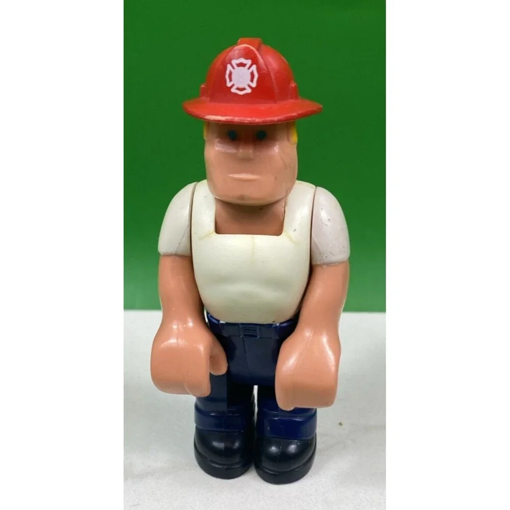 Lot of 5 Fisher Price Husky Helpers First Responders Produced 1978-1986
